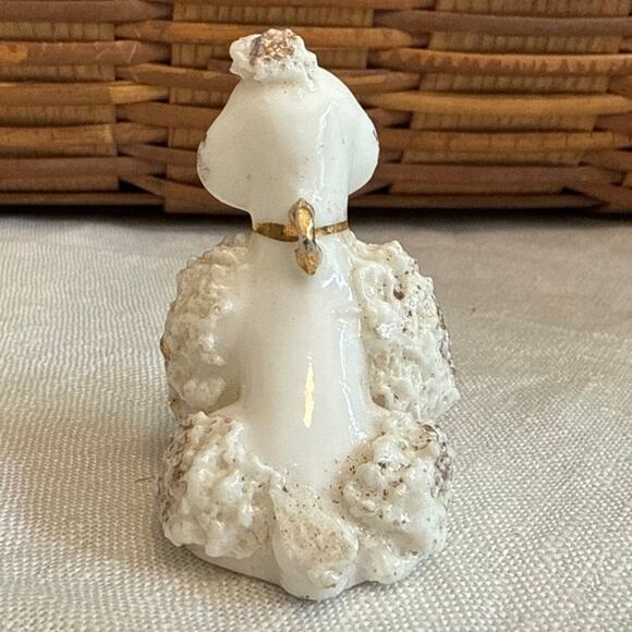 Vintage MCM Mid-Century Modern Spaghetti Poodle Porcelain Miniature Figurine - Picture 3 of 8